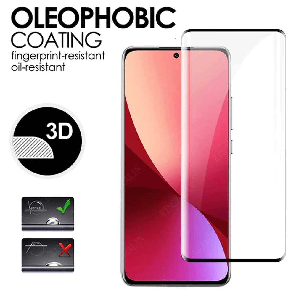 3x Skärmskydd i Härdat Glas för Xiaomi Mi 12 - Bild 4