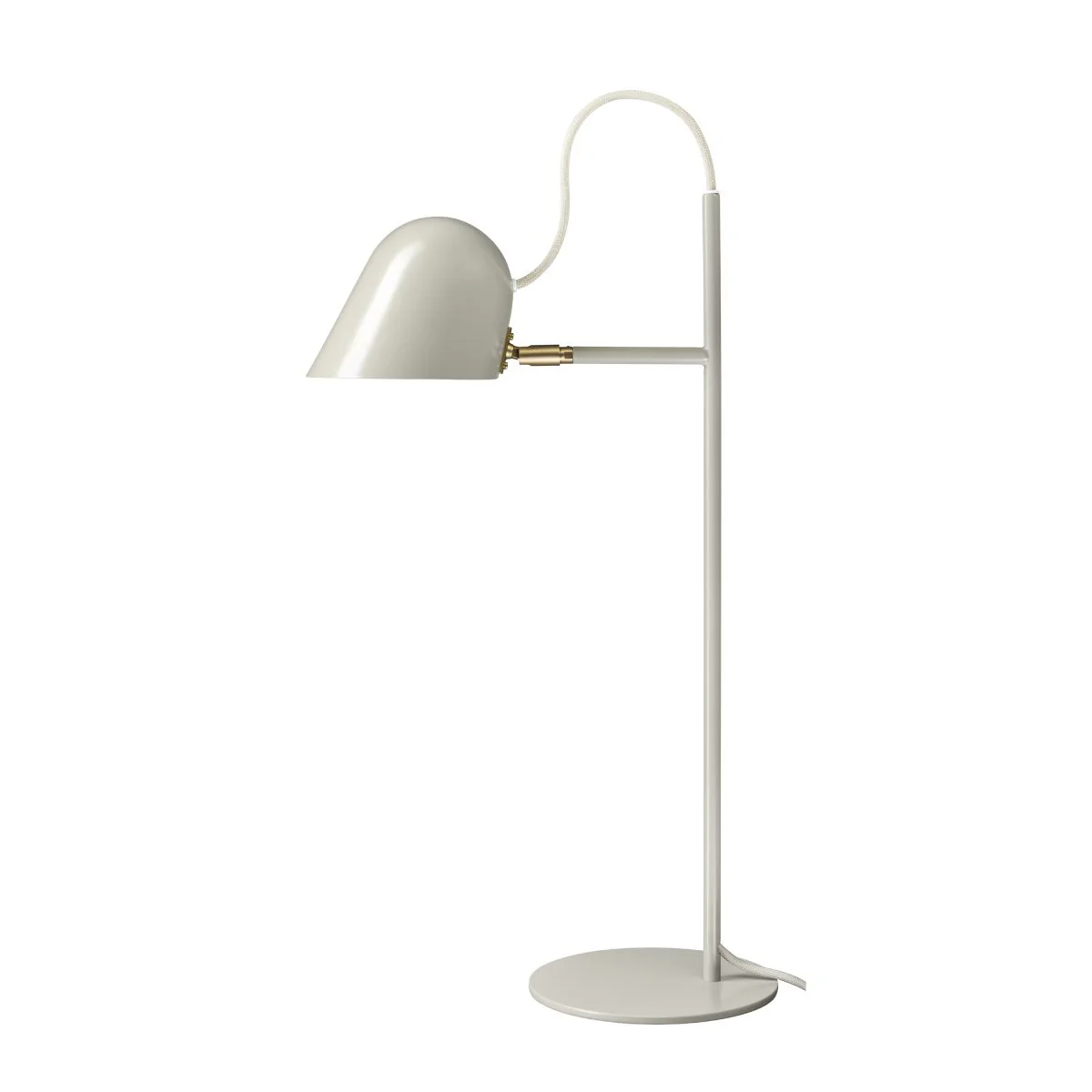 Bordslampa Streck, Varmgrå
